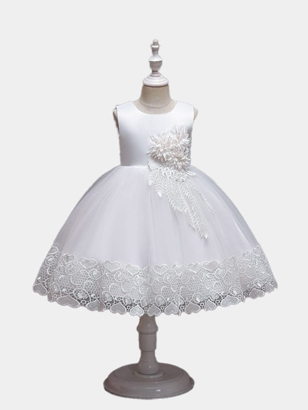 Robe de demoiselle d'honneur formelle avec nœud en tulle robe de princesse trapèze pour mariage
