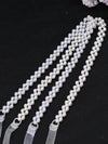 Simple Elegant Pearl Brides Sash For Wedding,S34