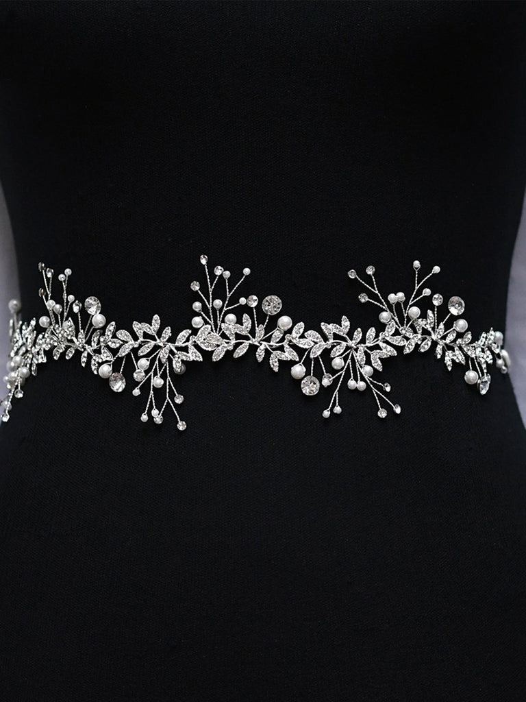 Elegant Luxury Beaded Brides Sash For Wedding,Party Prom,SH233