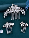 Sparkly Rhinestone Hair Accessories Hairpin Handmade Hair Comb Headwear Set, HP387