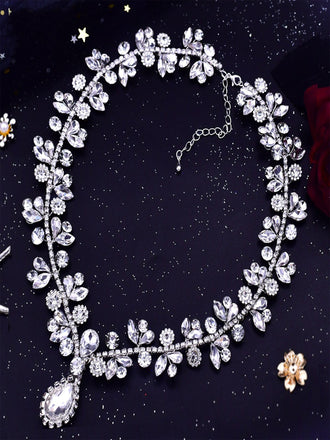 Magnifique collier de luxe en perles pour mariage bal