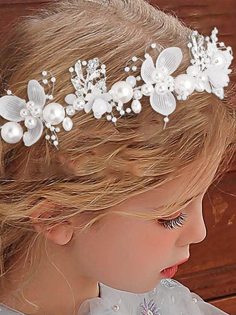 Coiffe de princesse en cristal et poire pour cheveux de mariage pour filles et femmes