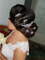 Sparkly Rhinestone Hair Accessories Hairpin Handmade Hair Comb Headwear Set, HP387