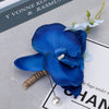 New Creative Phalaenopsis Men Corsage Outdoor Wedding Brooch Mori Party Decorations, CG6687