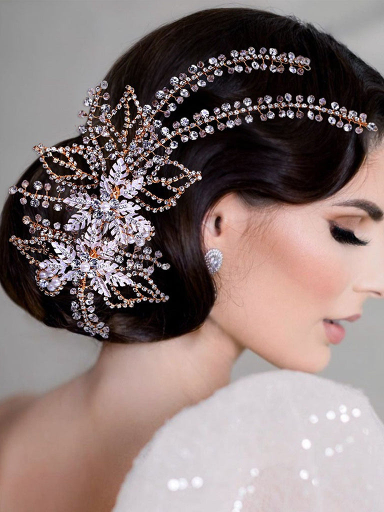 Sparkly Luxury Ladies Rhinestone Hair Accessories for Women, HP254