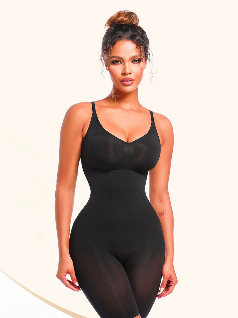 Women's Shapewear Bodysuit Tummy Control Body Shaper Seamless Sculpting Snatched Waist Body Suit