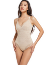 Women's Lace Shapewear Tummy Control Body Shaper Seamless Sculpting Snatched Waist Body Suit