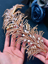 Sparkly Beaded Luxury Rhinestone Tassel Hair Accessories for Women, HP490