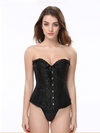 Corset Tops for Women, Bustier Shapewear Lingerie, Lace Waist Push Up Bodysuit