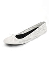 Women’s Foldable Lace Wedding Flats Comfortable Bridal Dressy Shoes