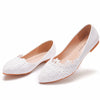 New Arrival Women's Wedding Shoes Flat Lace Wedding Shoes