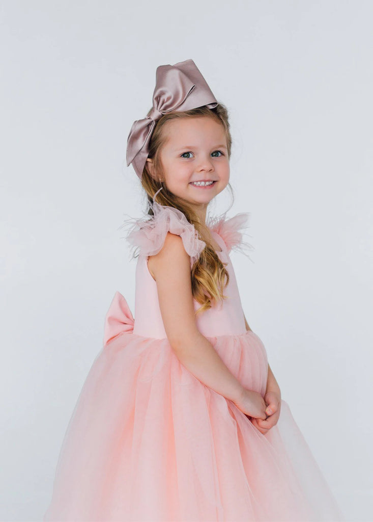 Robe d'anniversaire pour fille robe de demoiselle d'honneur anniversaire de princesse reine pour petite fille mignonne