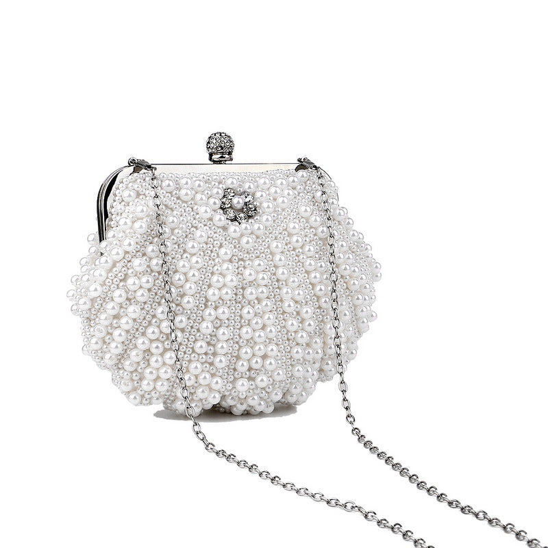 Wedding bridesmaid pearl evening bag ladies banquet dress evening bag fashion handbag