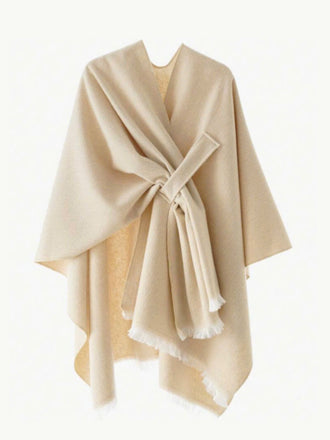 Women's Shawl Wrap Poncho Ruana Cape Open Front Cardigan Shawls for Fall Winter