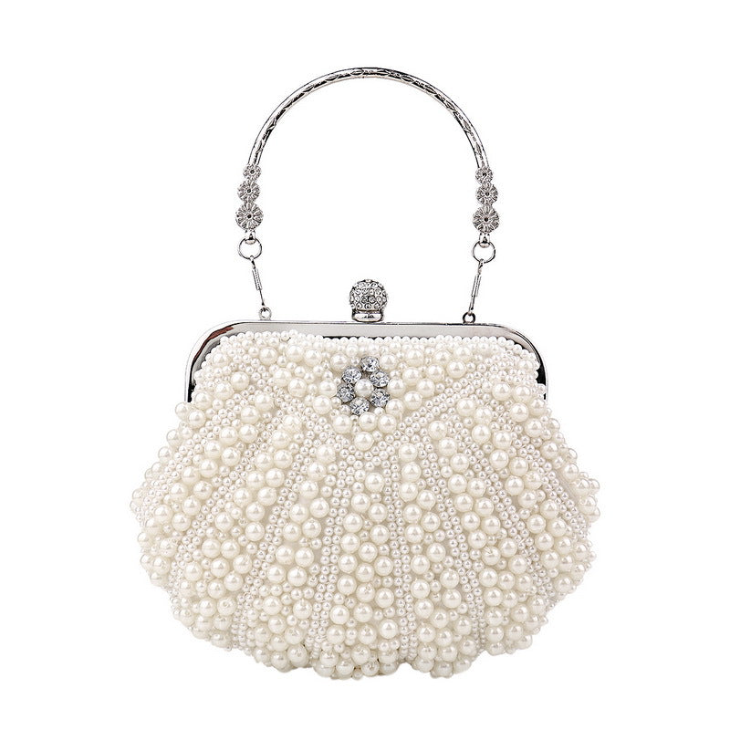 Wedding bridesmaid pearl evening bag ladies banquet dress evening bag fashion handbag