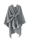 Women's Shawl Wrap Poncho Ruana Cape Open Front Cardigan Shawls for Fall Winter