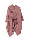 Women's Shawl Wrap Poncho Ruana Cape Open Front Cardigan Shawls for Fall Winter