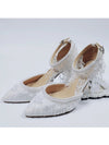 Women's Wedding Shoes Decorative Heel Wedding Heels Bridal Shoes With Beading WS0015