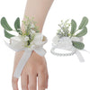 Mori Wrist Flower Wedding Corsage Creative Fresh White Wrist Flower Suit, CG6658