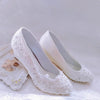 Women's Wedding Shoes Decorative Heel Wedding Heels Bridal Shoes With Beading WS0018