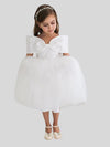 Robes de demoiselle d'honneur pour mariages princesse tulle robes de concours pour enfants robes de première communion