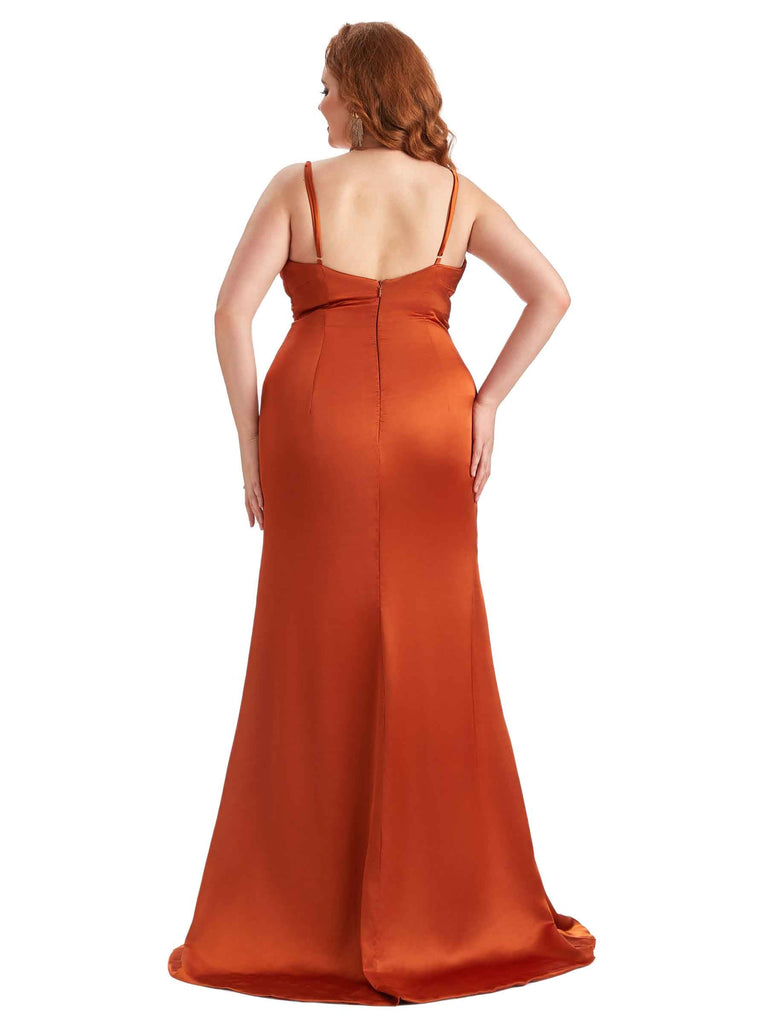 Robes longue sexy bretelles grande taille Traîne à porter pour un mariage