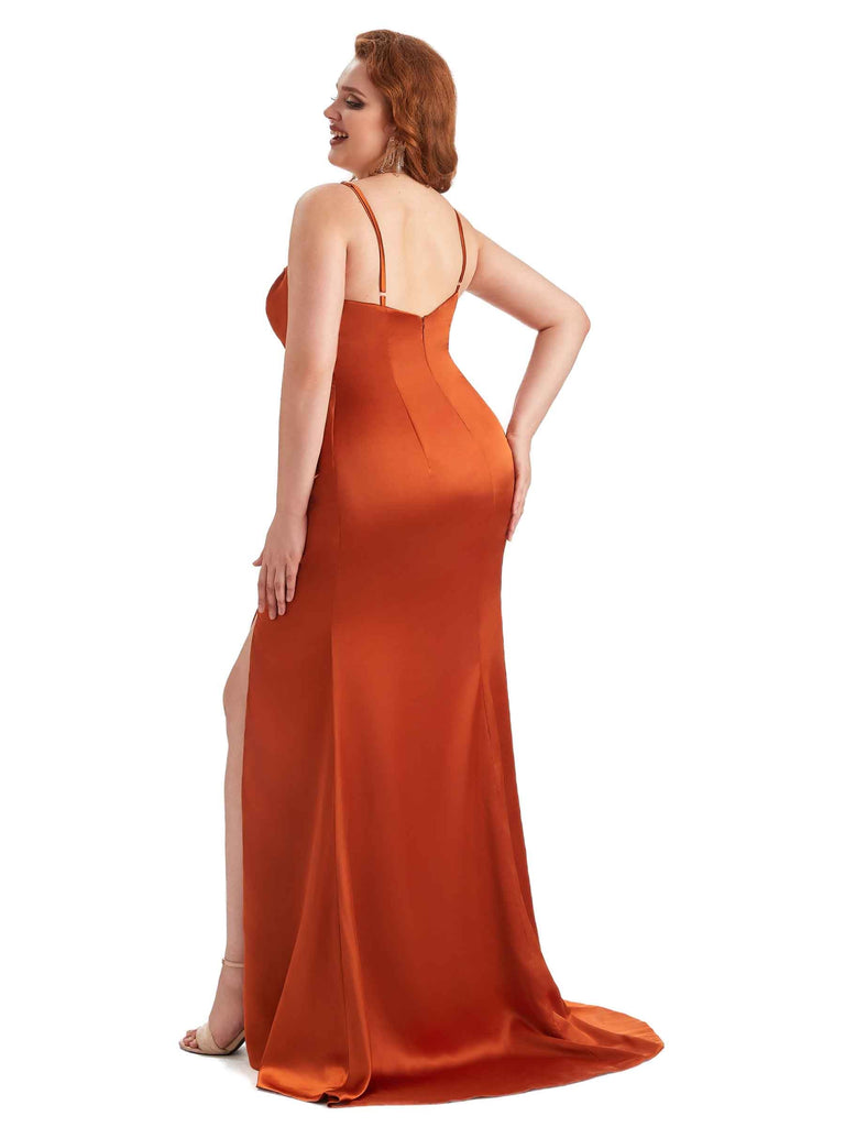 Robes longue sexy bretelles grande taille Traîne à porter pour un mariage