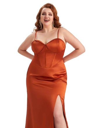 Robes longue sexy bretelles grande taille Traîne à porter pour un mariage