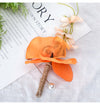 New Creative Phalaenopsis Men Corsage Outdoor Wedding Brooch Mori Party Decorations, CG6687