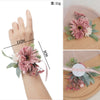 New Mori Wedding Outdoor Wedding Sister Group Wrist Flowers Men Corsage Fresh Flowers, CG6670