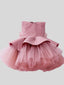 Jolies robes de soirée en tulle bouffantes pour enfants fleurs robe de concours pour filles