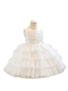 jolie robe de princesse pour mariage Robe de princesse à fleurs dégradées robes tutu pour filles
