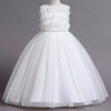 Robe de princesse élégante en tulle pour filles à fleurs pour mariage