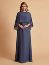 Elegant A-line Chiffon Long Sleeves Mother of the Brides Dresses Online