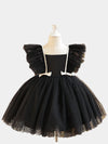 Robe élégante en tulle avec nœud papillon pour filles robe tutu pour mariage