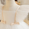 Robe élégante en tulle avec nœud papillon pour filles robe tutu pour mariage