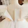 Robe élégante en tulle avec nœud papillon pour filles robe tutu pour mariage