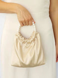 Sac à main de demoiselle d'honneur pochette de soirée en satin mariage élégant Chic