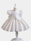 Robe de fille à fleurs en organza avec nœud mignon pour mariage robe tutu pour enfants