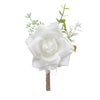 New Wedding Groom Groomsman Corsage Wedding Simulation Corsage Banquet Bride Bridesmaid White Wrist Flower, CG61496