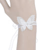 White Tulle Butterfly Style Wrist Flowers Wedding Bridesmaids Little Sisters Hand Flowers Fairy Temperament Wrist Flowers, CG61445