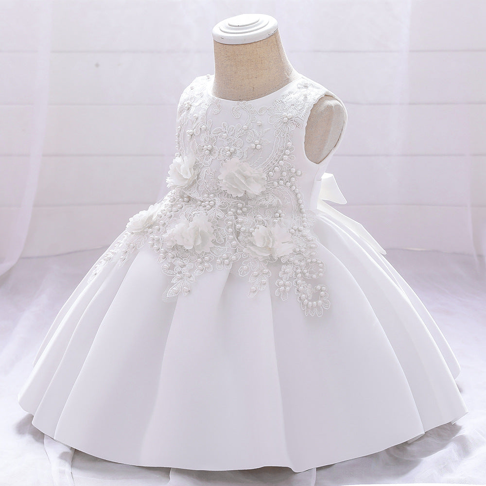 Robes de demoiselle d'honneur pour petites filles robes de fête pour filles élégante de soirée de bal d'anniversaire