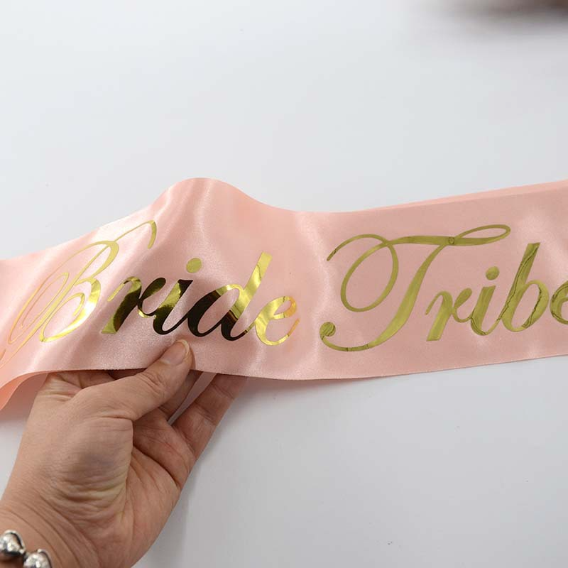 Bachelorette pre-wedding bachelor night party bride to be sash