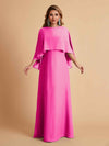 Elegant A-line Chiffon Long Sleeves Mother of the Brides Dresses Online