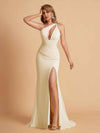 Robe sexy sirène à une épaule longueur au sol robe de soirée de mariée