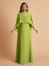 Elegant A-line Chiffon Long Sleeves Mother of the Brides Dresses Online
