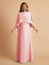 Elegant A-line Chiffon Long Sleeves Mother of the Brides Dresses Online