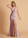 Robe sexy sirène à une épaule longueur au sol robe de soirée de mariée