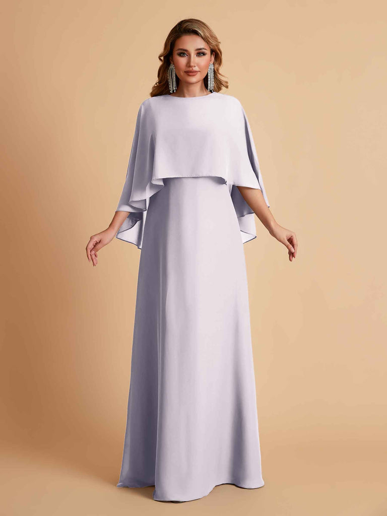 Elegant A-line Chiffon Long Sleeves Mother of the Brides Dresses Online