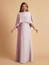 Elegant A-line Chiffon Long Sleeves Mother of the Brides Dresses Online